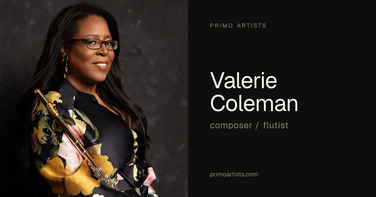 激レア‼️オリジプロモValerie Capers 美盤 Valerie Coleman — Primo Artists